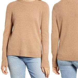 HALOGEN Cashmere Camel Sweater